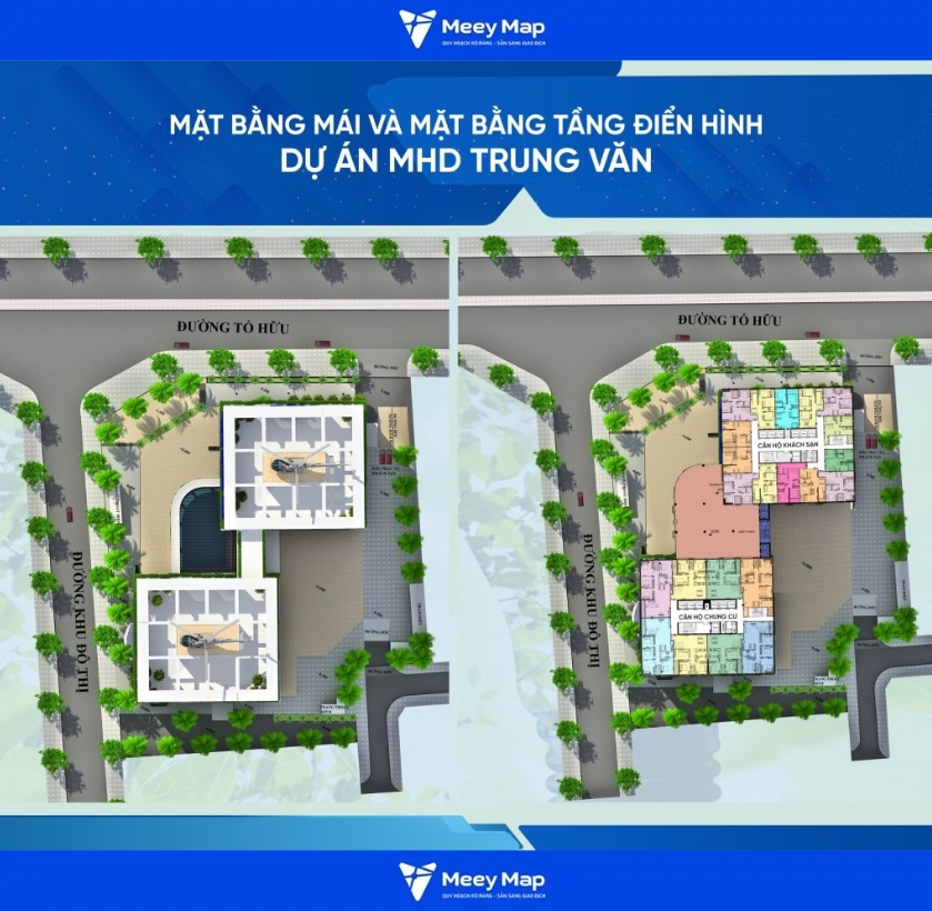 Căn Hộ Chung Cư MHD Trung Văn Quận Nam Từ Liêm 6 Mặt bằng tổng thể MHD Trung Văn