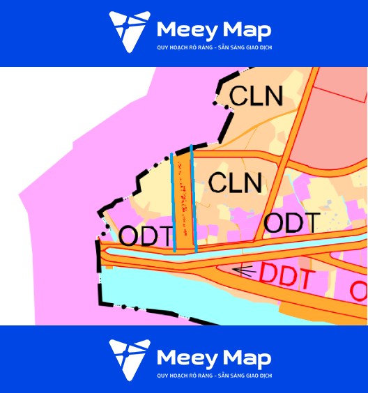 Bản đồ quy hoạch thị xã Hoài Nhơn, tỉnh Bình Định|Quy hoạch Sử dụng Đất 7 Trong hai duong ke mau xanh duong la duong se mo o thi xa Hoai Nhon the hien tren ban do quy hoach su dung dat thi xa Hoai Nhon den nam 2030