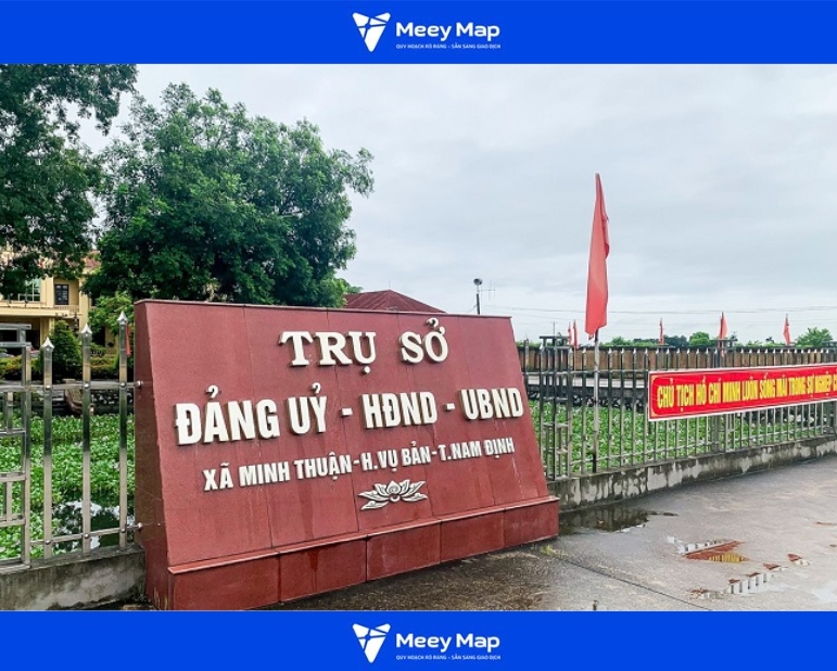 Bản đồ xã Minh Thuận, huyện Vụ Bản, Quy hoạch, Tổng quan 1 xã Minh Thuận, huyện Vụ Bản