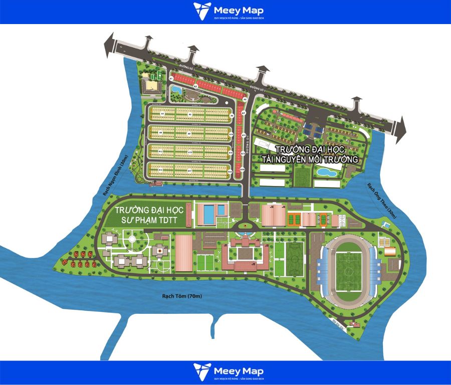 Khu dân cư Nhơn Đức Huyện Nhà Bè: Giá bán, hiện trạng cập nhật mới 2024 1 Khu dân cư Nhơn Đức