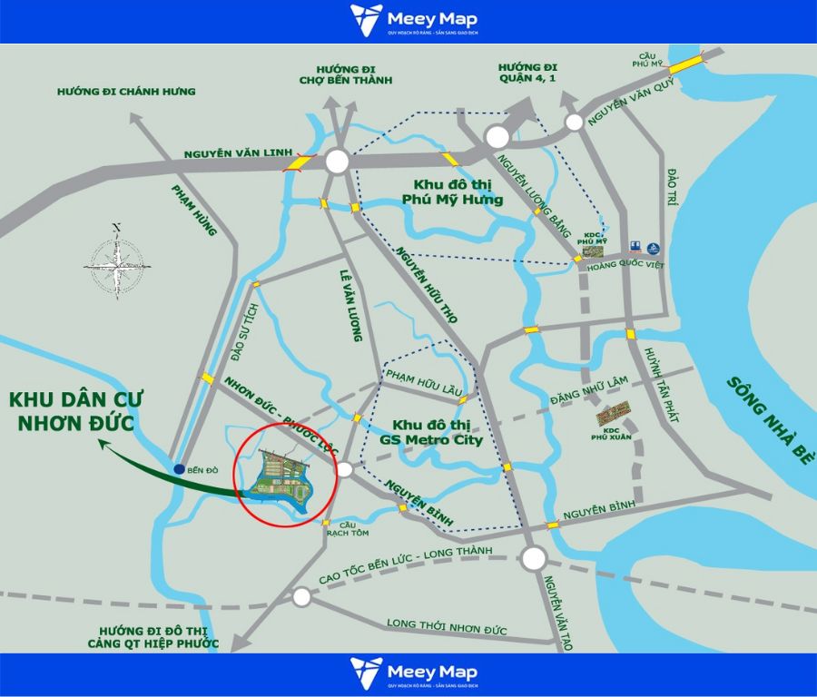Khu dân cư Nhơn Đức Huyện Nhà Bè: Giá bán, hiện trạng cập nhật mới 2024 2 Khu dân cư Nhơn Đức