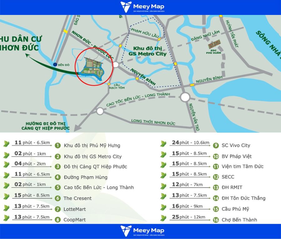 Khu dân cư Nhơn Đức Huyện Nhà Bè: Giá bán, hiện trạng cập nhật mới 2024 6 Khu dân cư Nhơn Đức