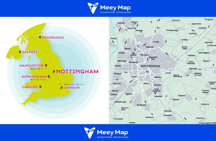 Bản đồ Nottingham