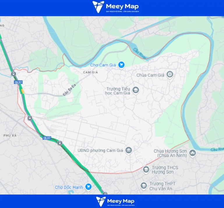 Bản đồ quy hoạch Thành phố Thái Nguyên, Thái Nguyên| Kế hoạch sử dụng đất 7 Bản đồ Phường Cam Giá, Thành phố Thái Nguyên