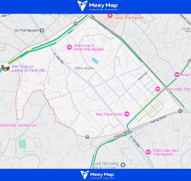 Bản đồ quy hoạch Thành phố Thái Nguyên, Thái Nguyên| Kế hoạch sử dụng đất 9 Bản đồ Phường Đồng Quang, Thành phố Thái Nguyên