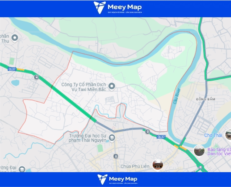Bản đồ quy hoạch Thành phố Thái Nguyên, Thái Nguyên| Kế hoạch sử dụng đất 17 Bản đồ Phường Quang Vinh, Thành phố Thái Nguyên