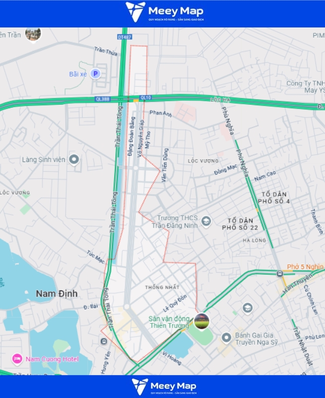Bản đồ Thành phố Nam Định, Nam Định| Quy hoạch sử dụng đất 15 Bản đồ Phường Thống Nhất, Thành phố Nam Định