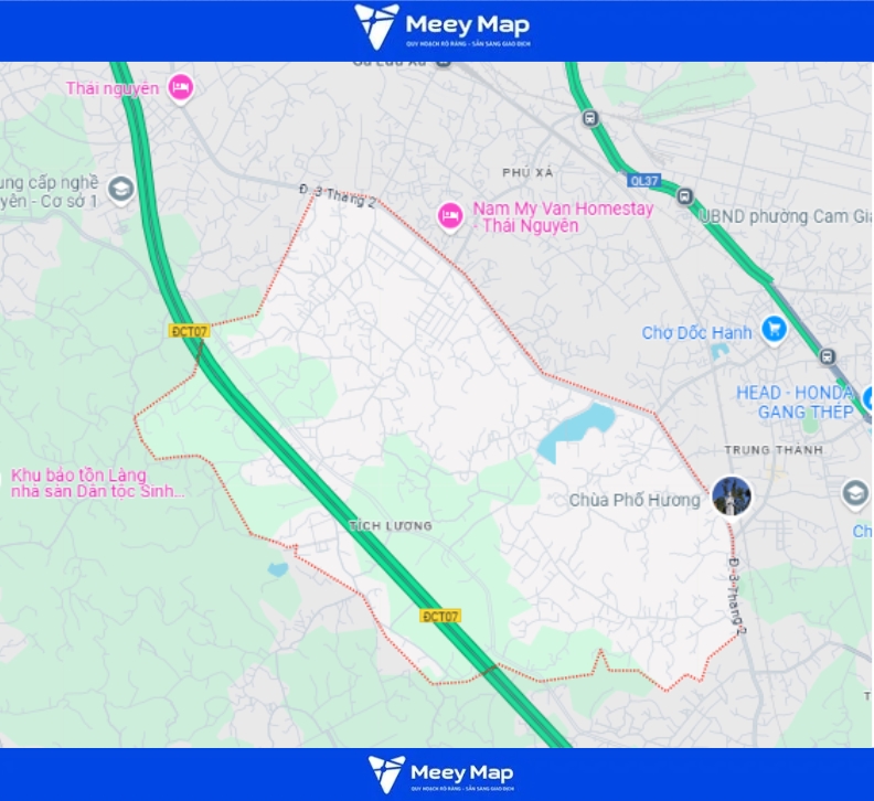 Bản đồ quy hoạch Thành phố Thái Nguyên, Thái Nguyên| Kế hoạch sử dụng đất 23 Bản đồ Phường Tích Lương, Thành phố Thái Nguyên