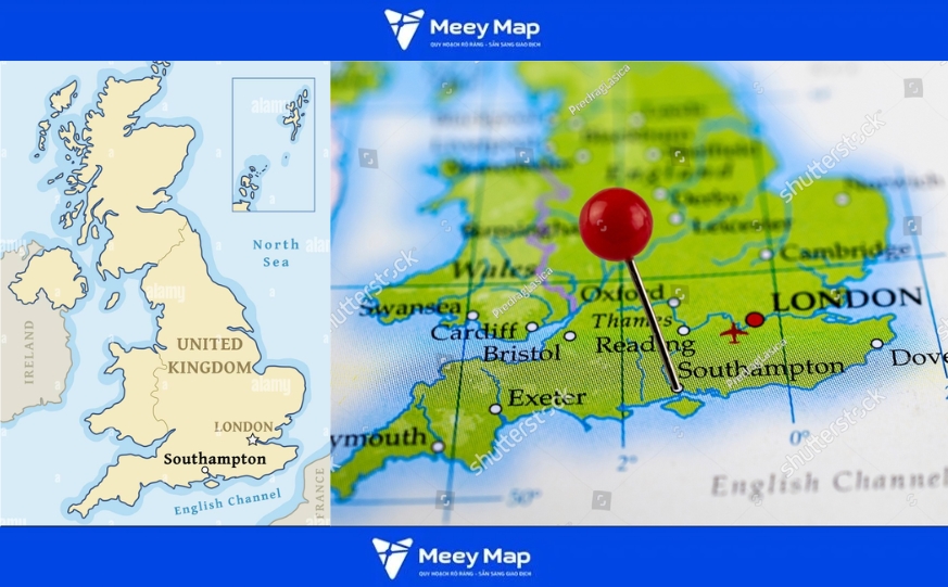 Bản đồ Southampton