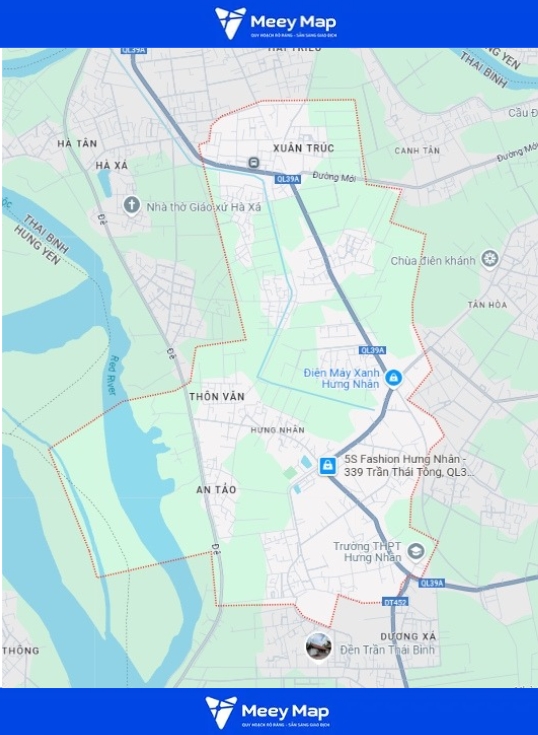 Bản đồ quy hoạch Huyện Hưng Hà, Thái Bình|Kế hoạch sử dụng đất 3 Bản đồ Thị trấn Hưng Nhân, huyện Hưng Hà