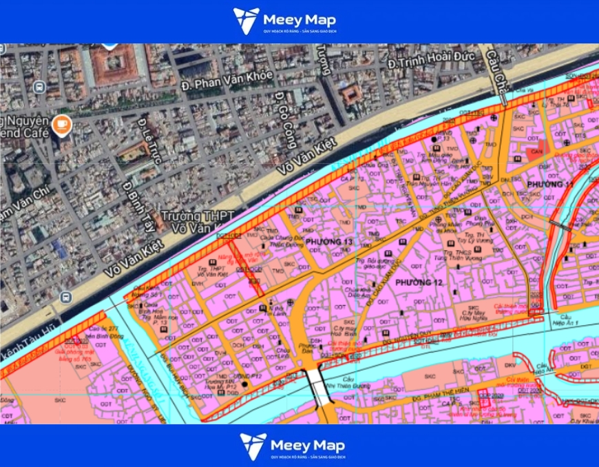 Bản đồ quy hoạch quận 8, Hồ Chí Minh mới nhất tầm nhìn 2030 17 Bản đồ quy hoạch phường 13 quận 8