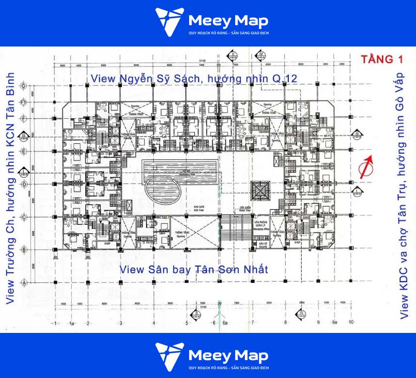 Căn hộ chung cư Ruby Garden Quận Tân Bình| Cập nhật giá 2024 5 Mặt bằng tầng 1 căn hộ chung cư Ruby Garden