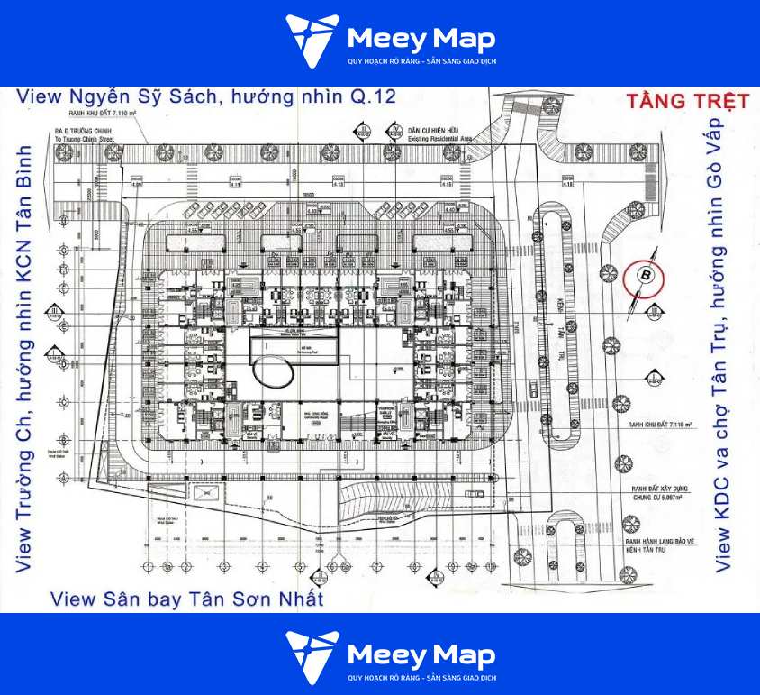 Căn hộ chung cư Ruby Garden Quận Tân Bình| Cập nhật giá 2024 4 Mặt bằng tầng trệt căn hộ chung cư Ruby Garden