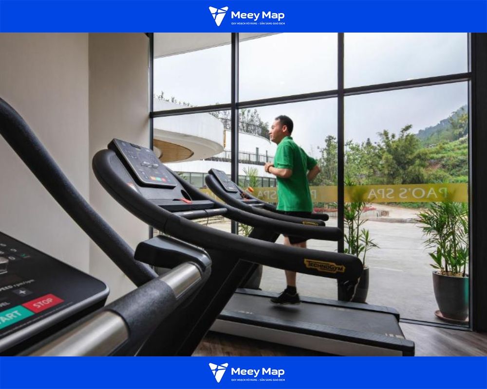 Phòng gym có hệ thống máy móc hiện đại Phòng gym có hệ thống máy móc hiện đại