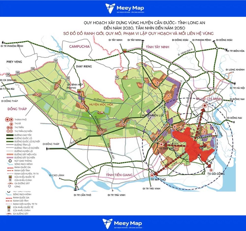 Quy hoạch giao thông Cần Đước