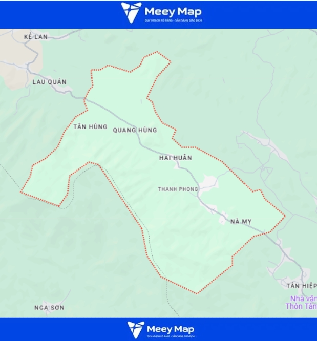 Bản đồ Huyện Như Xuân, Thanh Hóa| Bản đồ quy hoạch sư dụng đất 10 Bản đồ xã Thanh Phong, huyện Như Xuân