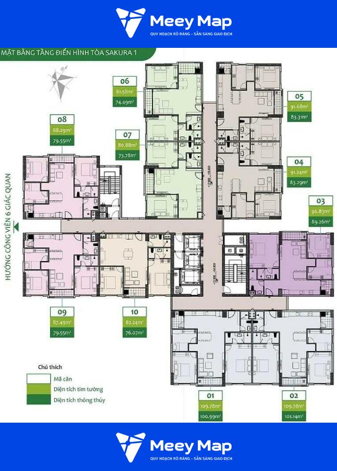 Mat bang Toa CT13 Sasuka Hong Ha Eco City
