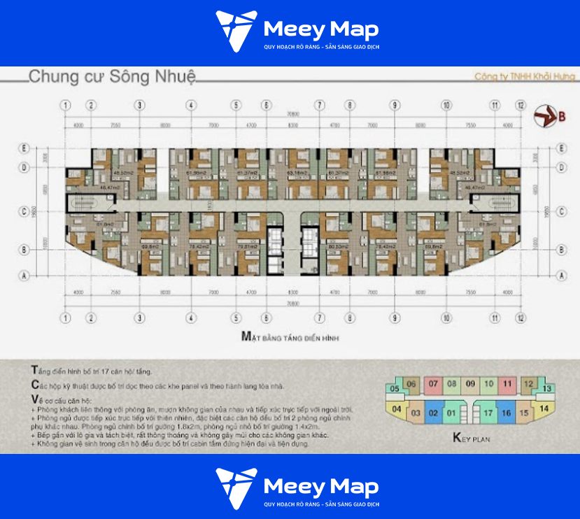 Căn hộ chung cư Sails Tower Quận Hà Đông| Cập nhật giá 2025 4 Mat bang tang dien hinh can ho chung cu Sails Tower Quan Ha Dong
