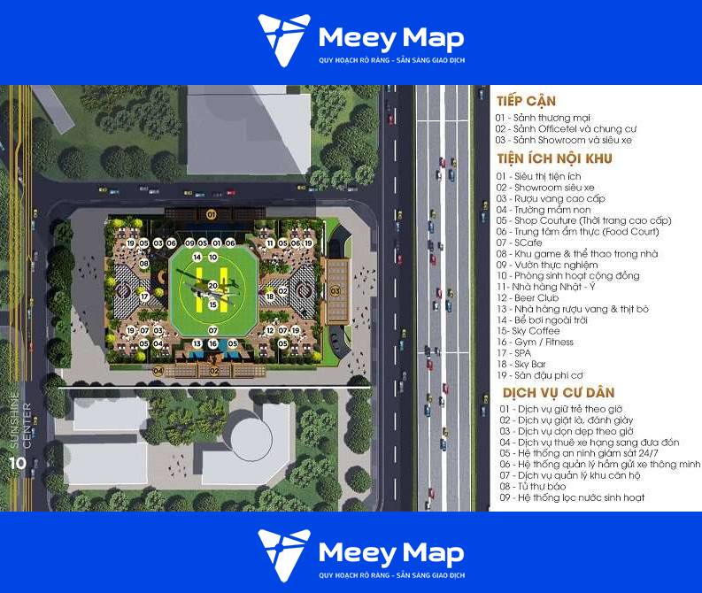 Căn hộ chung cư Sunshine Center, Quận Nam Từ Liêm| Cập nhật giá 2025 3 Mat bang tong the du an can ho chung cu Sunshine Center