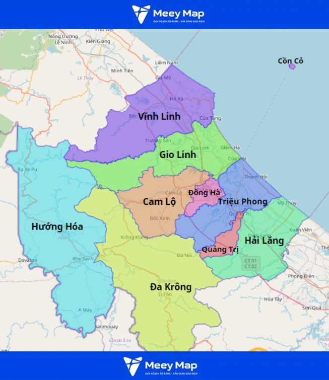 Bản đồ Thành phố Quảng Trị