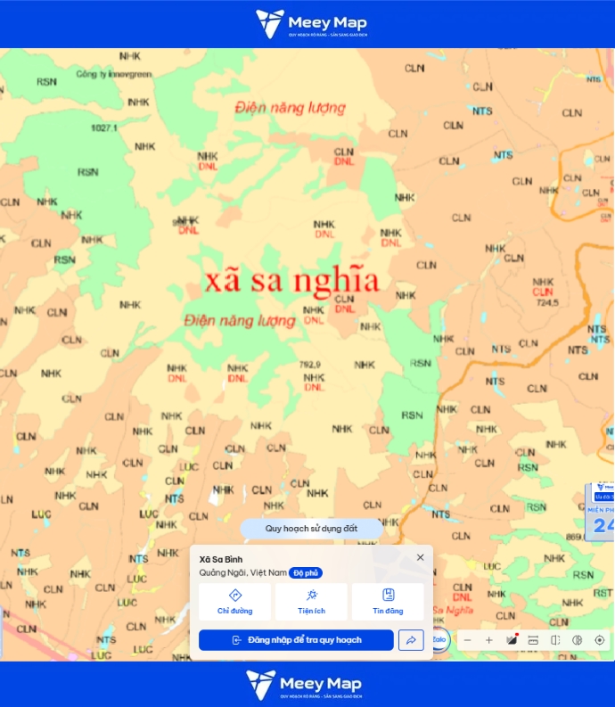 Bản đồ quy hoạch Quảng Ngãi| Bản đồ Sau Sáp Nhập 143 Bản đồ quy hoạch xã Sa Bình, Quảng Ngãi
