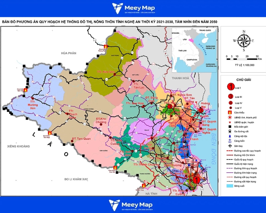 Bản đồ thành nghệ An