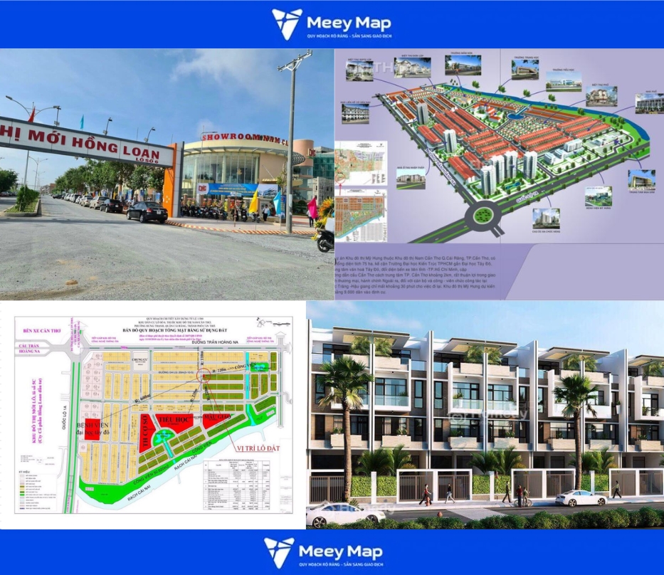 Bản đồ quy hoạch Cần Thơ|Quy hoạch Sử dụng Đất mới nhất 20 Khu dân cư Hồng Loan