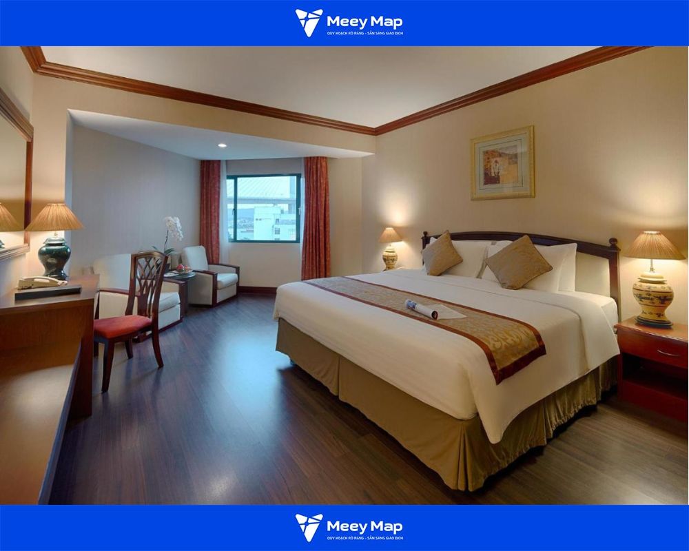 Phòng nghỉ giường đôi có view hướng ra một phần biển Phòng nghỉ giường đôi có view hướng ra một phần biển