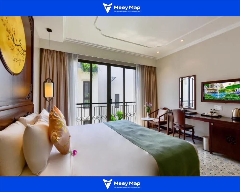 Hạng phòng Superior thấp nhất hướng vào mặt trong của khách sạn Hạng phòng Superior thấp nhất hướng vào mặt trong của khách sạn