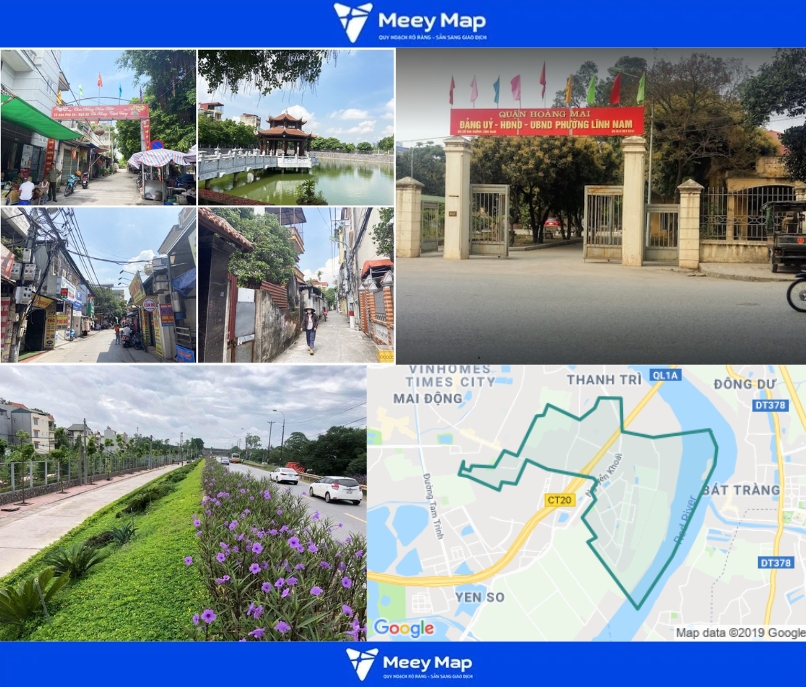 Bản đồ quy hoạch phường Lĩnh Nam, Hoàng Mai, Hà Nội| Kế hoạch sử dụng đất 1 phường Lĩnh Nam, Hoàng Mai, Hà Nội