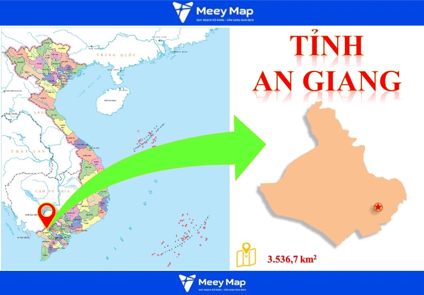 Bản Đồ Miền Tây Khổ Lớn Phóng To Chi Tiết Nhất 5 Vị trí tỉnh An Giang