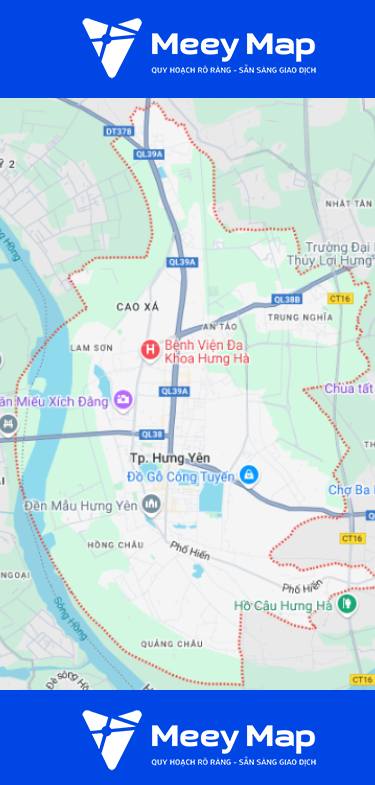 Ban do Thanh pho Hung Yen