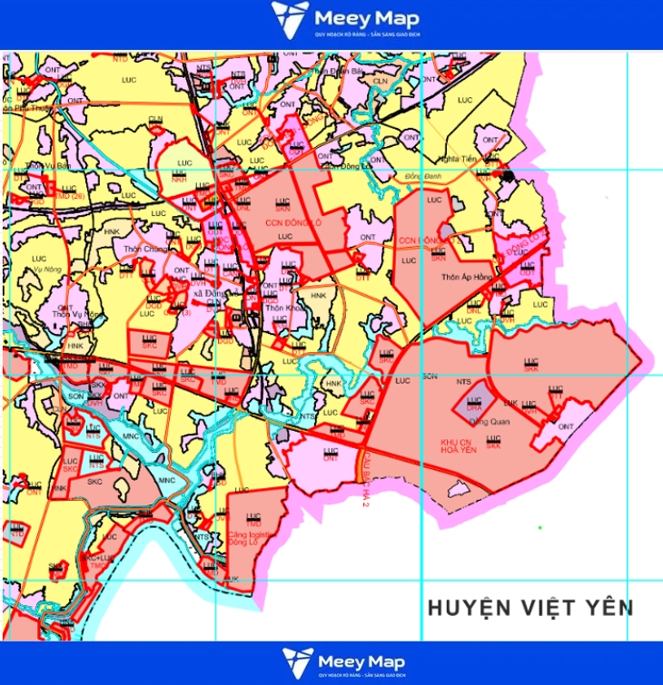 Bản Đồ Quy Hoạch Huyện Hiệp Hòa, Bắc Giang Mới Nhất 79 Bản đồ quy hoạch xã Đông Lỗ, huyện Hiệp Hòa
