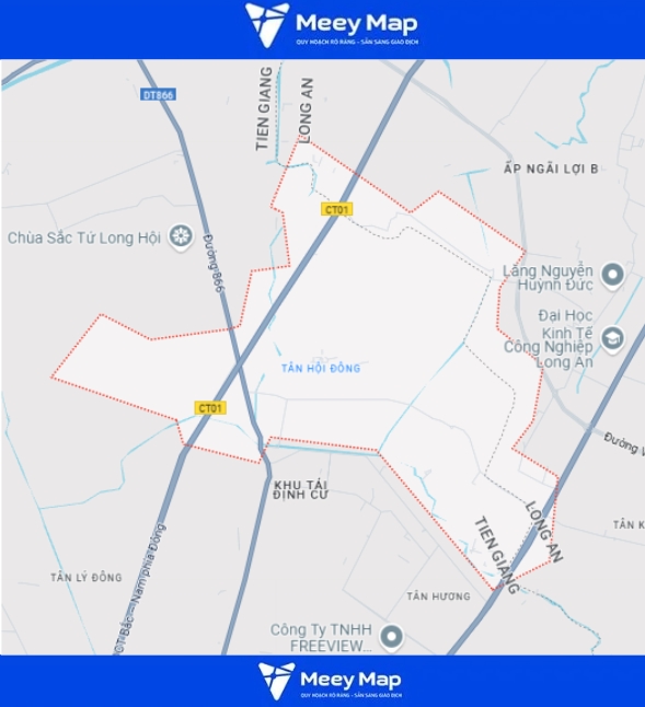 Bản đồ Huyện Châu Thành, Tiền Giang| Quy hoạch Sử dụng Đất 12 Bản đồ xã Tân Hội Đông, huyện Châu Thành