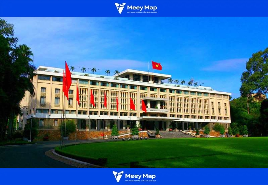 Bản đồ quận huyện thành phố Hồ Chí Minh: Chi tiết 24 quận TPHCM(Sài Gòn) 66 Dinh Độc Lập (Hội trường Thống Nhất)