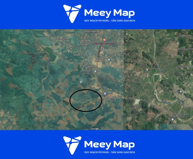Bản đồ quy hoạch Huyện Thạch Thành, Thanh Hóa| Kế hoạch sử dụng đất 30 Hinh anh thuc dia tren Google ve tinh