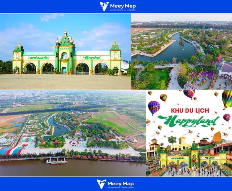 Bản đồ quy hoạch tỉnh Long An|Quy hoạch Sử dụng Đất mới nhất 27 Khu du lịch Happyland
