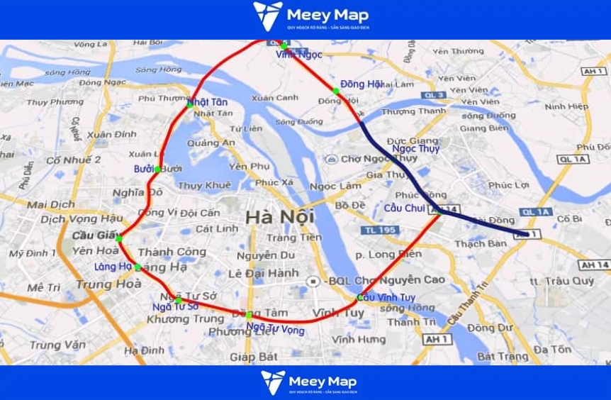 Bản Đồ Quy Hoạch Đường Vành Đai 2, 2.5 Hà Nội | Tiến Độ Thi Công & Cách Tra Cứu 21 Bản đồ Quy hoạch chi tiết đường vành đai 2