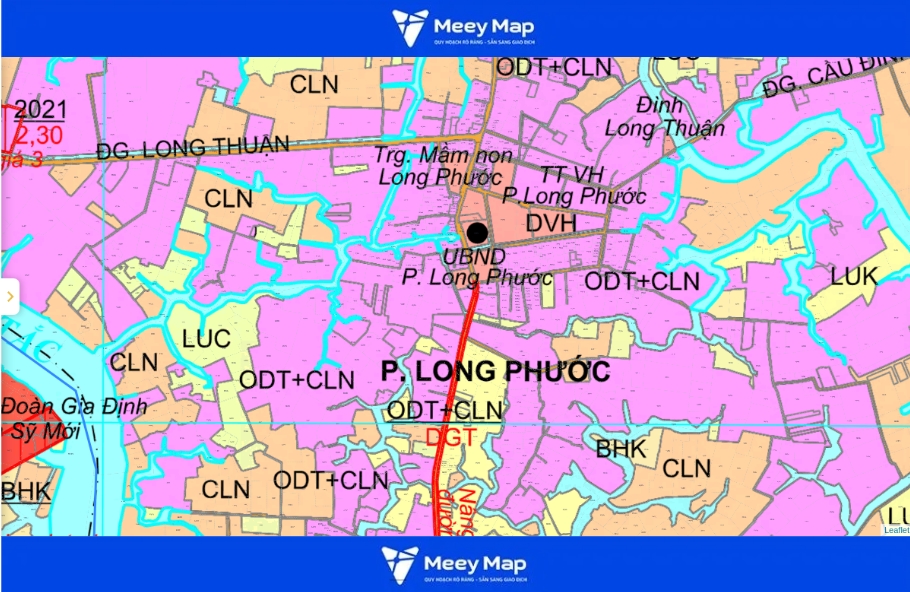 Bản đồ quy hoạch sử dụng đất phường Long Phước, quận 9, TP Thủ Đức 2 Quy hoạch sử dụng đất phường Long Phước, quận 9, TP Thủ Đức