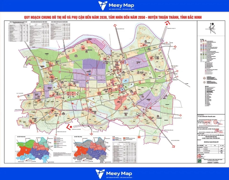 Bản đồ quy hoạch thị xã Thuận Thành​, tỉnh Bắc Ninh