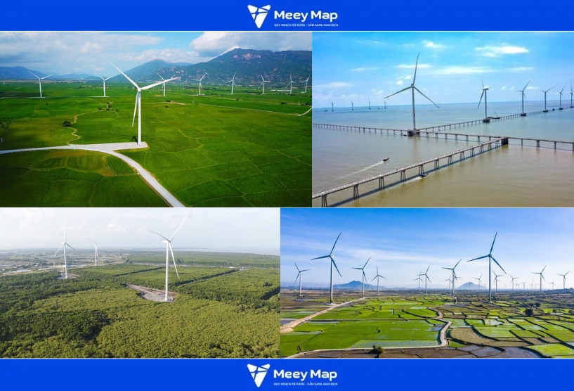 Cánh đồng điện gió Hậu Giang (đang triển khai)