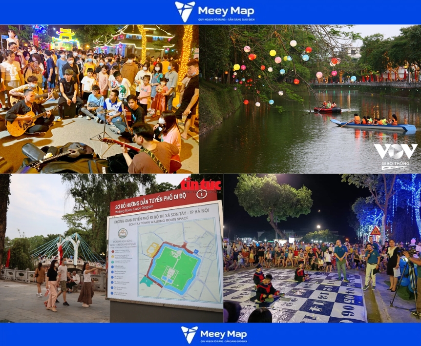 Bản đồ quy hoạch Phường Trung Hưng, Sơn Tây, Hà Nội| Kế hoạch sử dụng đất 19 Phố đi bộ Thành cổ Sơn Tây – Không gian văn hóa sôi động