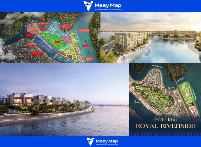 Bản đồ quy hoạch quận Hải An Hải Phòng mới nhất & Cách tra cứu 9 Vinhomes Royal Island – Phân khu Royal Riverside