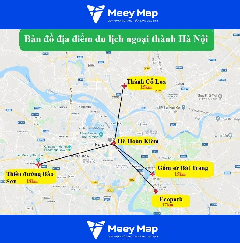 Bản đồ Hà Nội: 12 Quận, 17 huyện và 1 thị xã mới nhất 79 Ban do Ha Noi khu vuc ngoai thanh