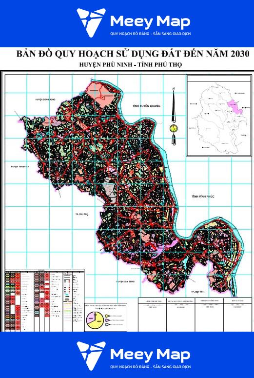 Ban do quy hoach huyen Phu Ninh Phu Tho