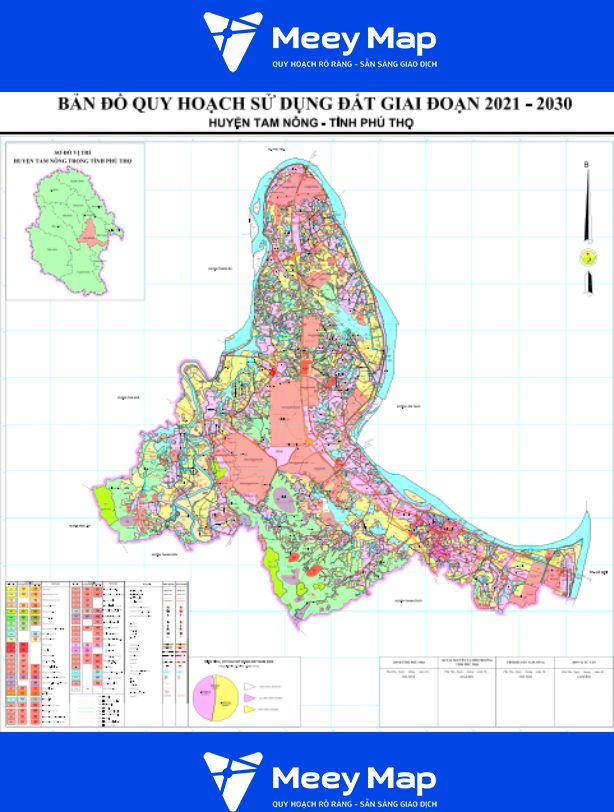 Ban do quy hoach huyen Tam Nong Phu Tho