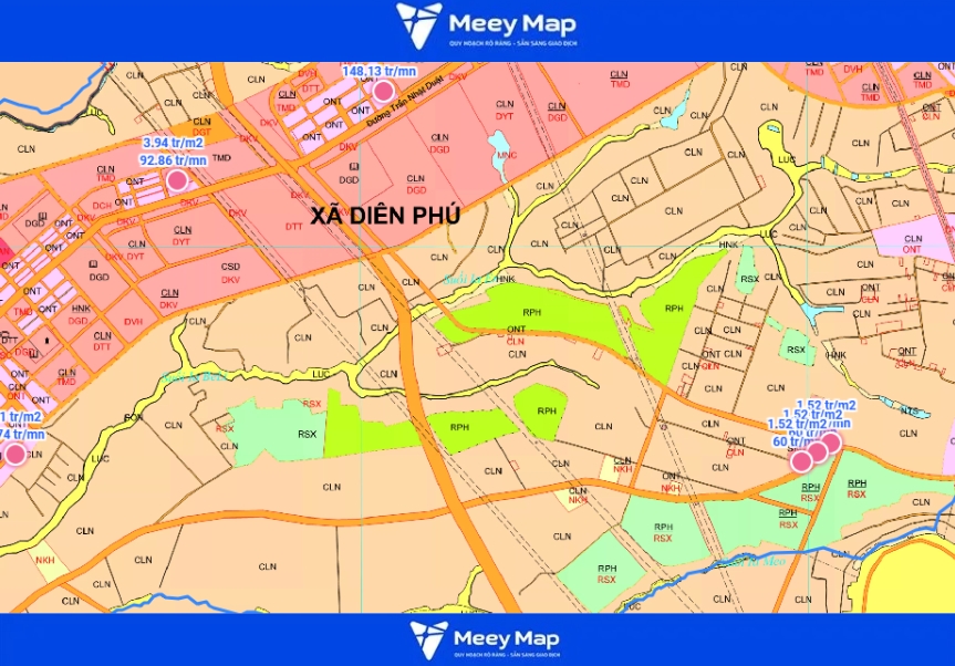 Bản đồ quy hoạch Thành phố Pleiku, Gia Lai| Kế hoạch sử dụng đất 100 Bản đồ quy hoạch xã Diên Phú, Thành Phố Pleiku