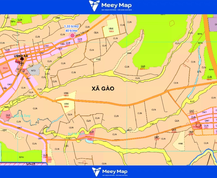 Bản đồ quy hoạch Thành phố Pleiku, Gia Lai| Kế hoạch sử dụng đất 102 Bản đồ quy hoạch xã Gạo, Thành phố Pleiku