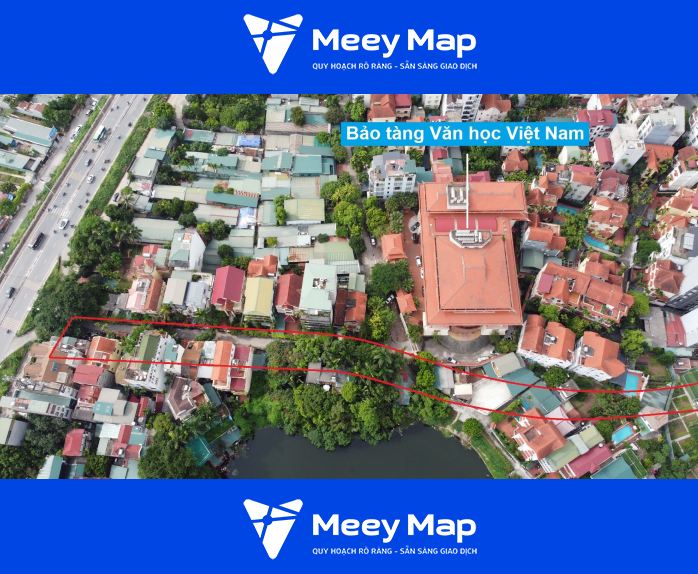 Bản đồ quy hoạch phường Quảng An, Tây Hồ, Hà Nội 6 Doan qua Bao tang Van hoc Viet Nam