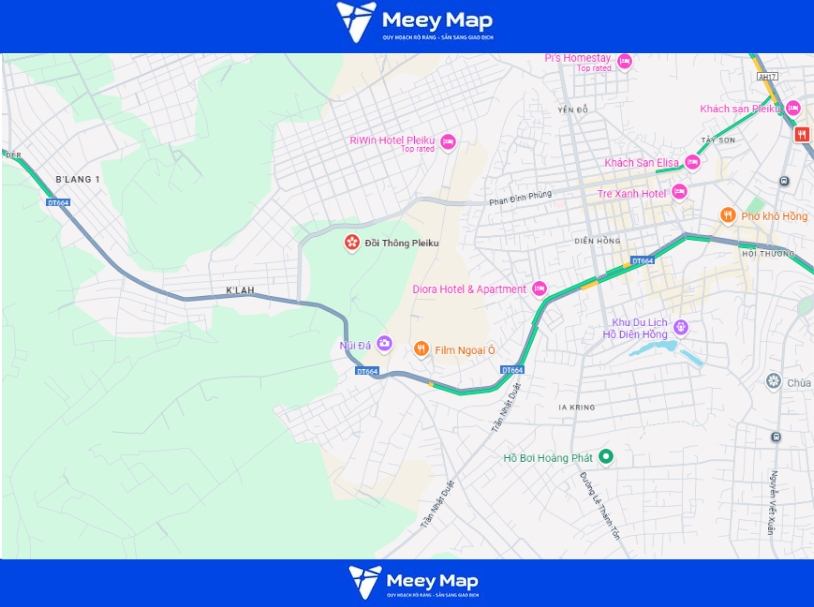 Bản đồ quy hoạch Thành phố Pleiku, Gia Lai| Kế hoạch sử dụng đất 39 Đồi thông Hà Tam, Thành phố Pleiku